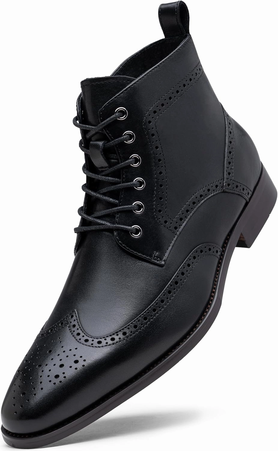 Dockyard Boots Jousen Mens Boots Leather Dress Boots for Mens Cap-Toe Fashion Boots for Men