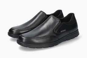 Kaleb - Black RAN 6100 Cozy Slip On Slippers
