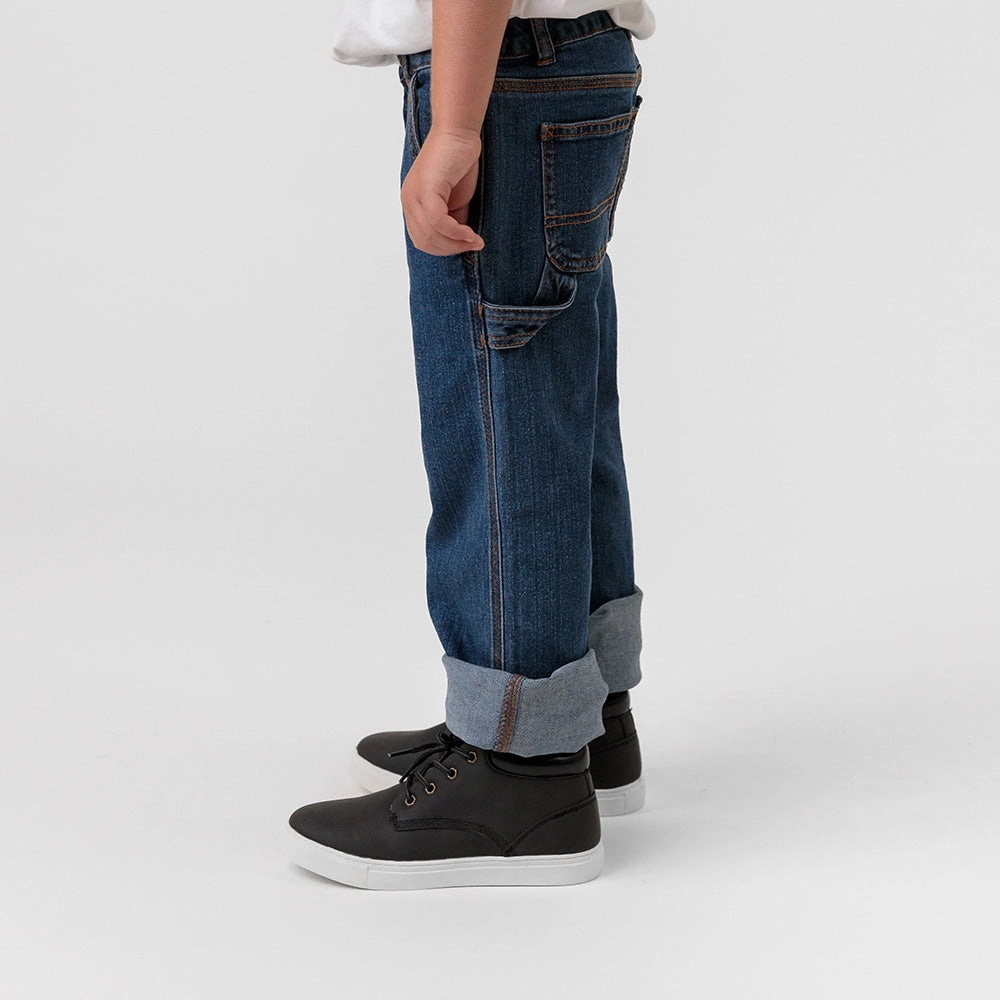 Kids' Warren Jr. in Black Western Boots