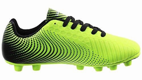 Kids Stealth Fg Size 5 SoccerShoes Green/Black 5 Wide Us Big Kid Best Way To Lace Soccer Cleats
