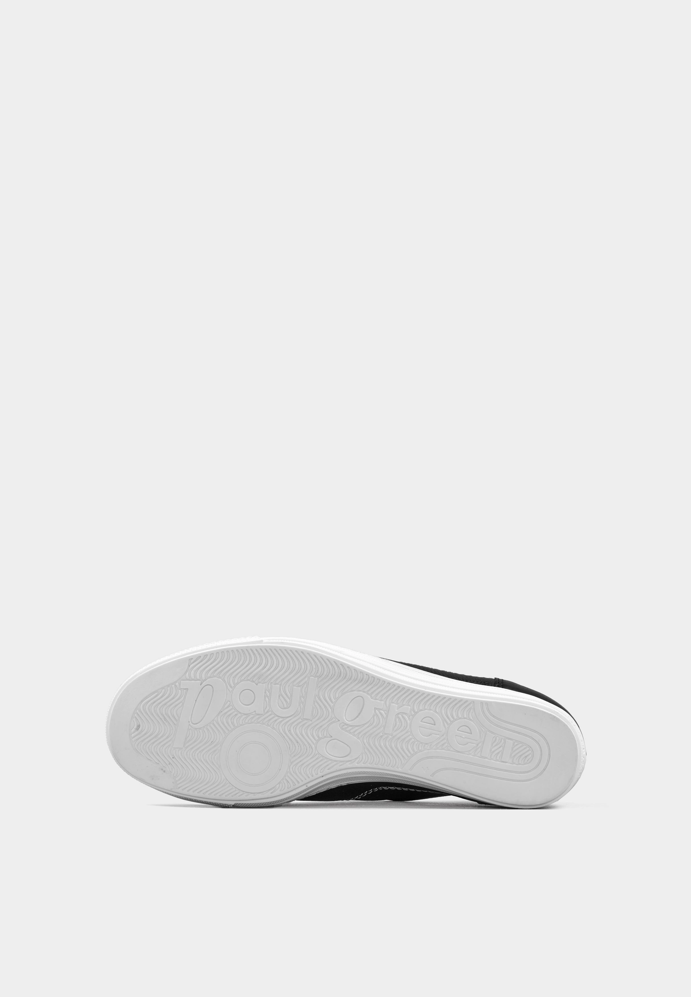 Waterproof Oxford Material Lace Up Trainers 4940 Black Leather