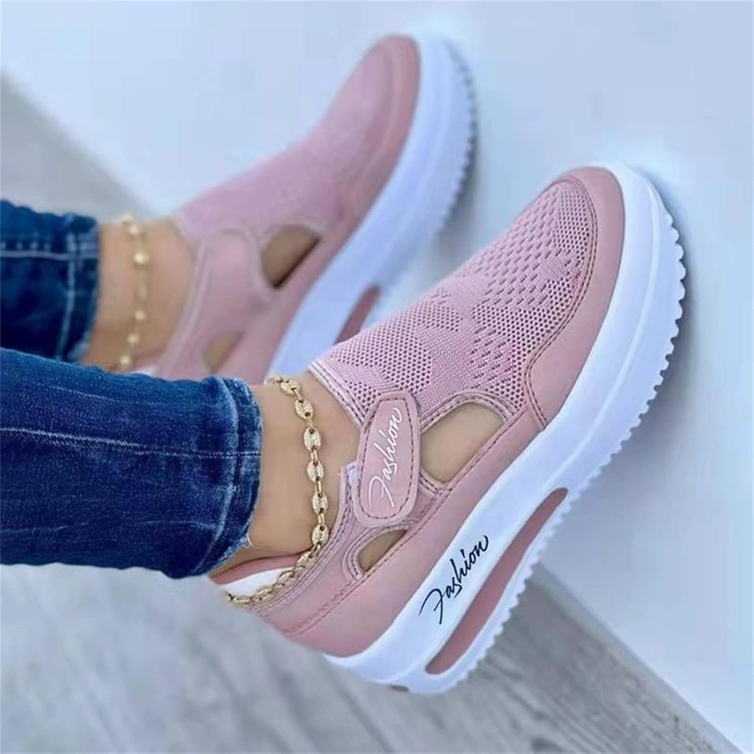 Ladmiple Sneakers For Women Slip On Wide Width Lace ups Casual Canvas Walking Shoes Dressy Summer Fashion Flats Loafers Omni Cheer Sneakers