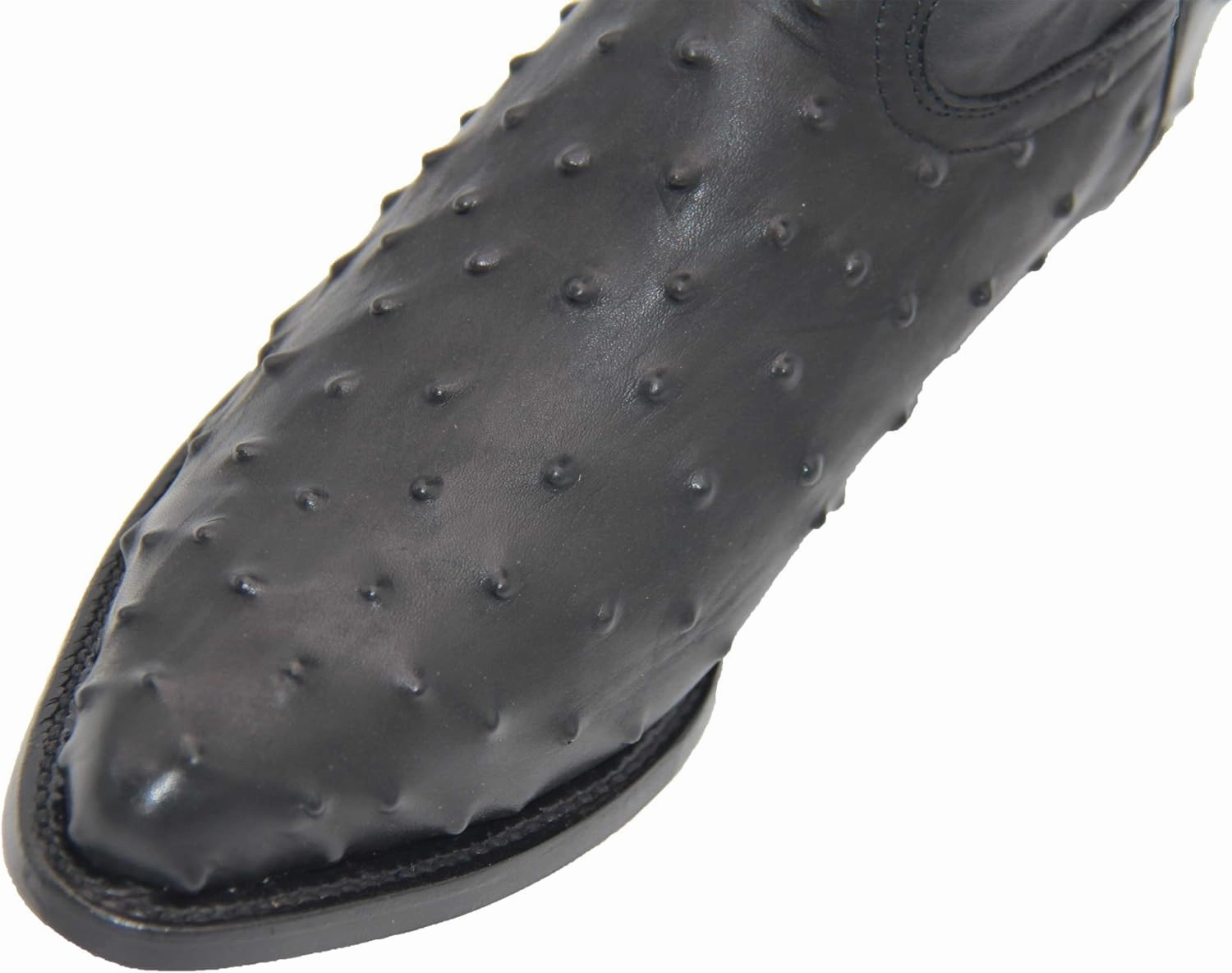 Boots Timberland Femme Western Shops Mens Leather Ostrich Quill Print Western Cowboy Boots