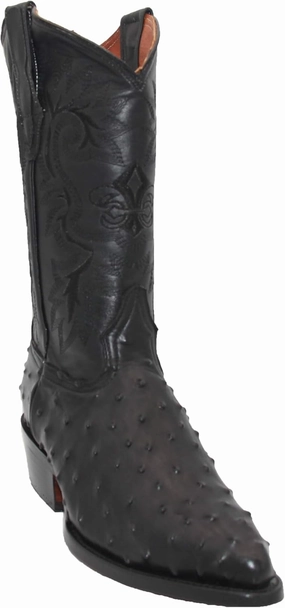 Western Shops Mens Leather Ostrich Quill Print Western Cowboy Boots Socks For Cowboy Boots