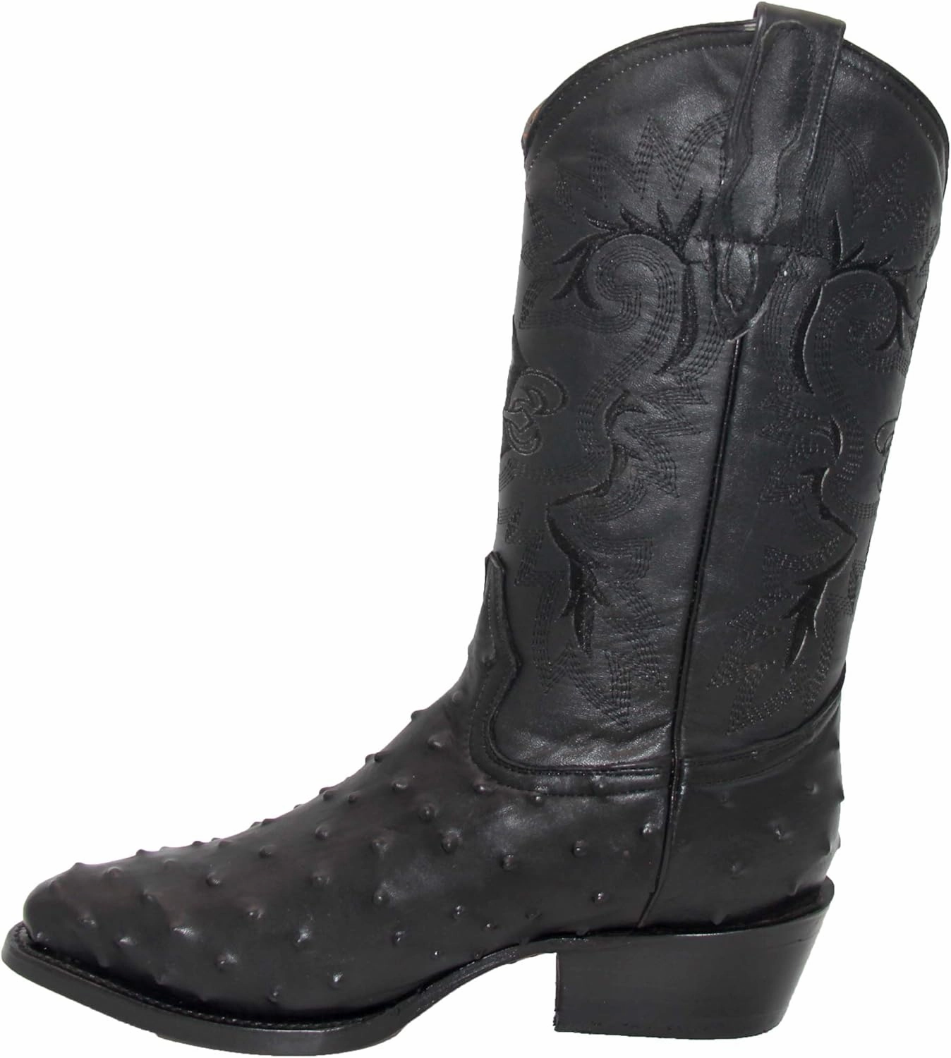 Corral Boots Western Shops Mens Leather Ostrich Quill Print Western Cowboy Boots