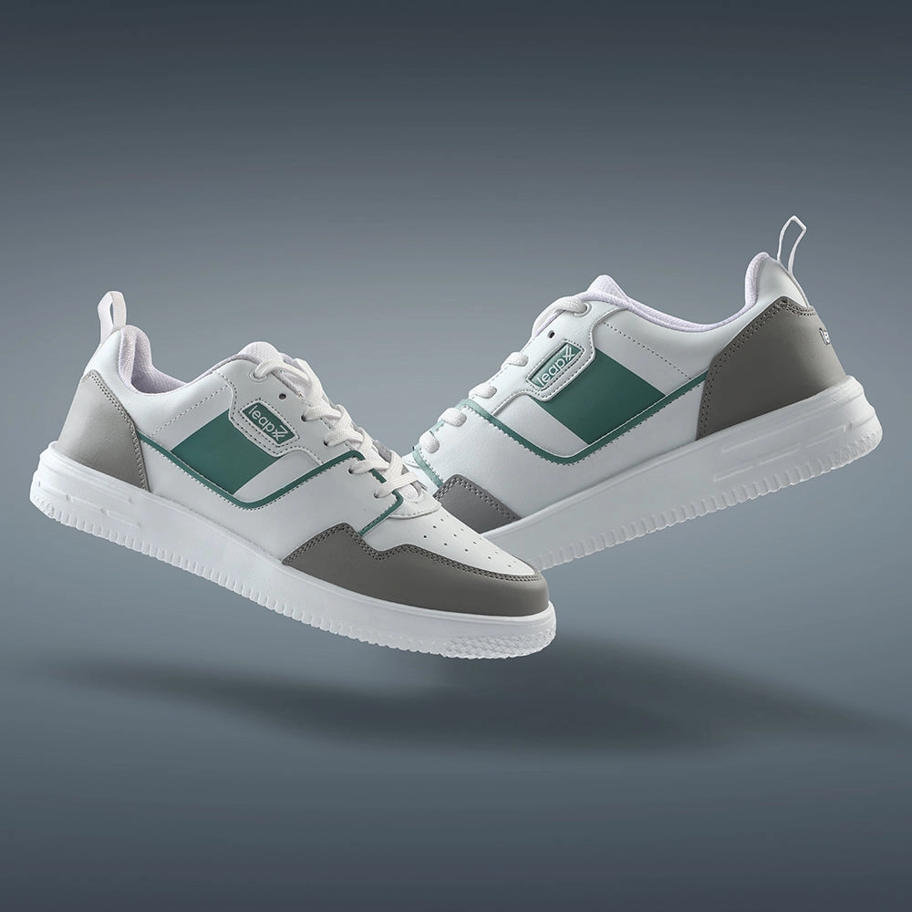 Kool Kiy Sneakers Leap7x Casual White Sneakers For Mens SNOOKIS-2 By Liberty