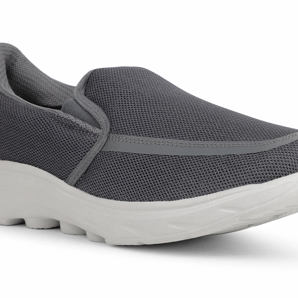 Leap7x Dark Grey Casual Non Lacing Shoes For Men DENIS-1 By Liberty Mad Rock Climbing Shoes Rei