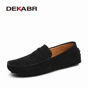 Lace Up Hiking Shoe DEKABR Size 49 Men Casual Shoes Fashion Men Shoes Genuine Leather Men Loafers Moccasins Slip On Men's Flats Male Driving Shoes