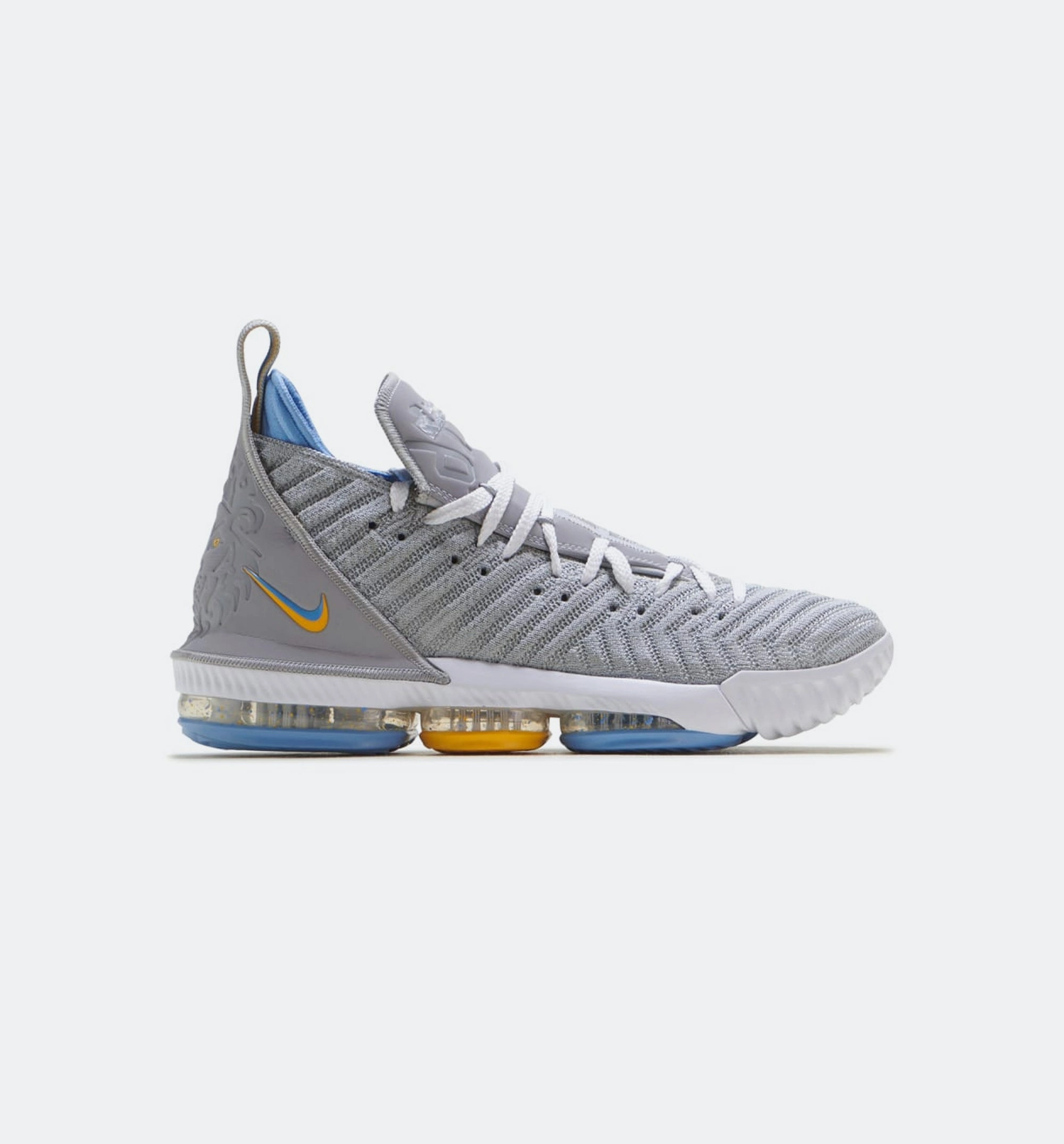 Lebron 16 Minneapolis Lakers Mens Shoe - Wolf Grey/White-University Blue Anta Bubble Bomb Basketball Shoes