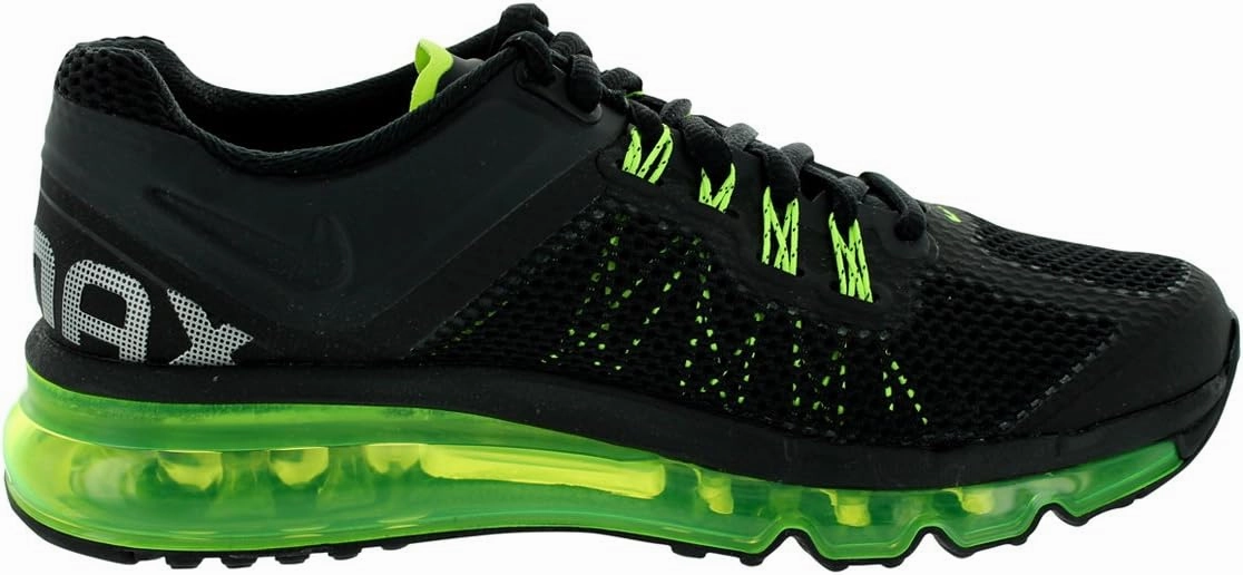 Nike Air Max Wide Width Shoes Nike Air Max 2013 Big Kids' Shoes (555426-100, White/Metallic Silver)