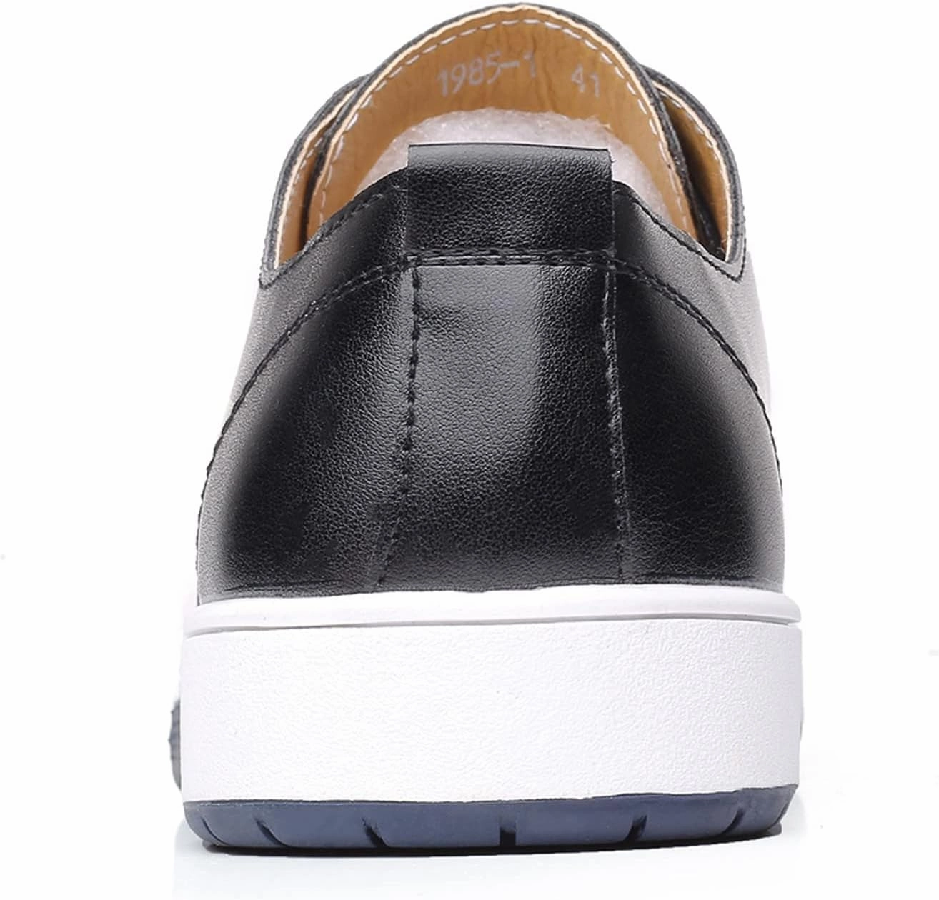 Comfortable Black Business Casual Shoes for Men Style Men's Summer Leather Solid Summer Shoes Breathable Business Leisure Hollow Men's leather shoes Black Dress Shoes Slip Ons for Men Summer Ankle Boots