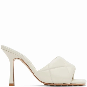 High Heel Bikini Lido Quilted Mule 90, Wax