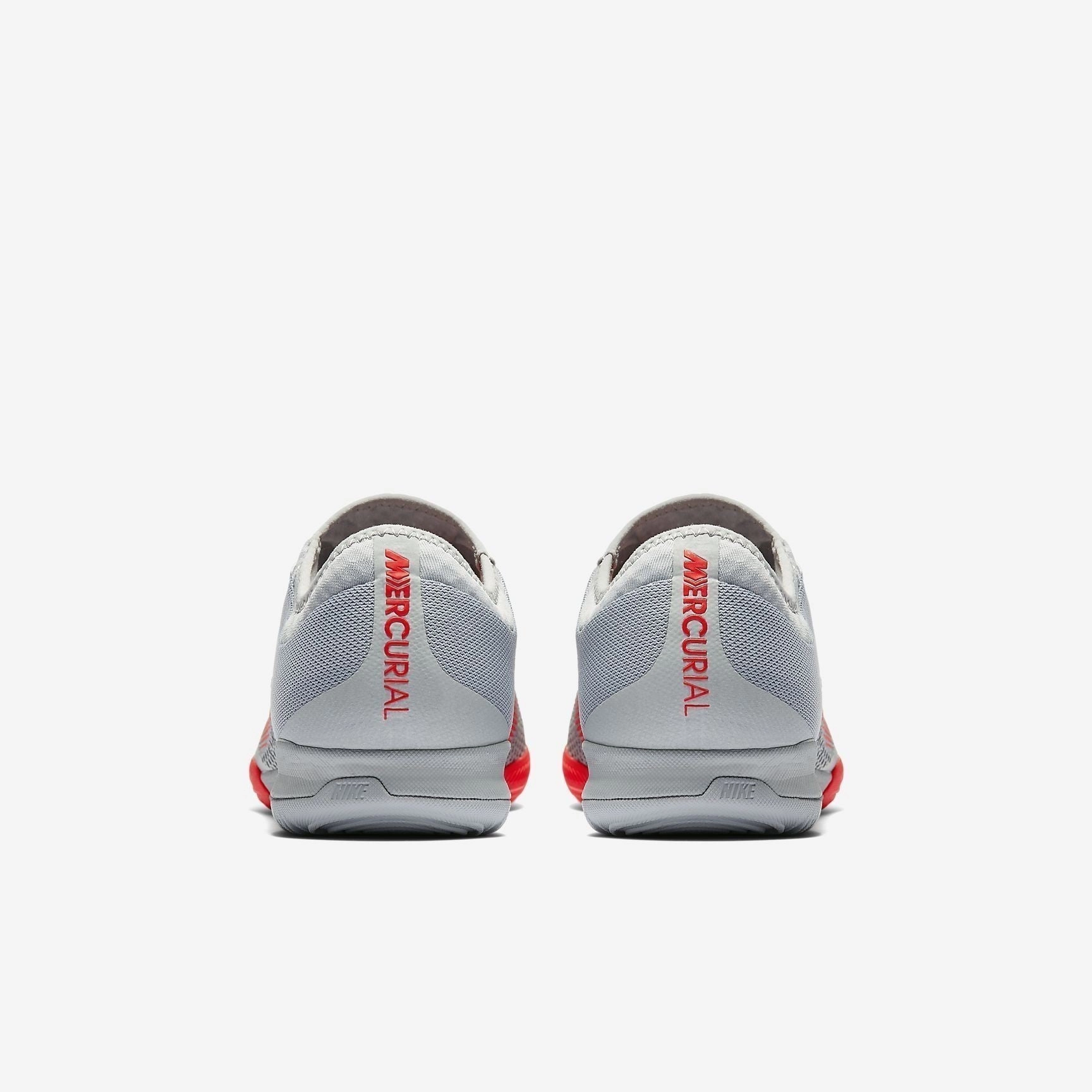 Men's MercurialX Vapor XII Pro IN Soccer Shoes - Crimson/Grey/Silver Wash Nike Shoes