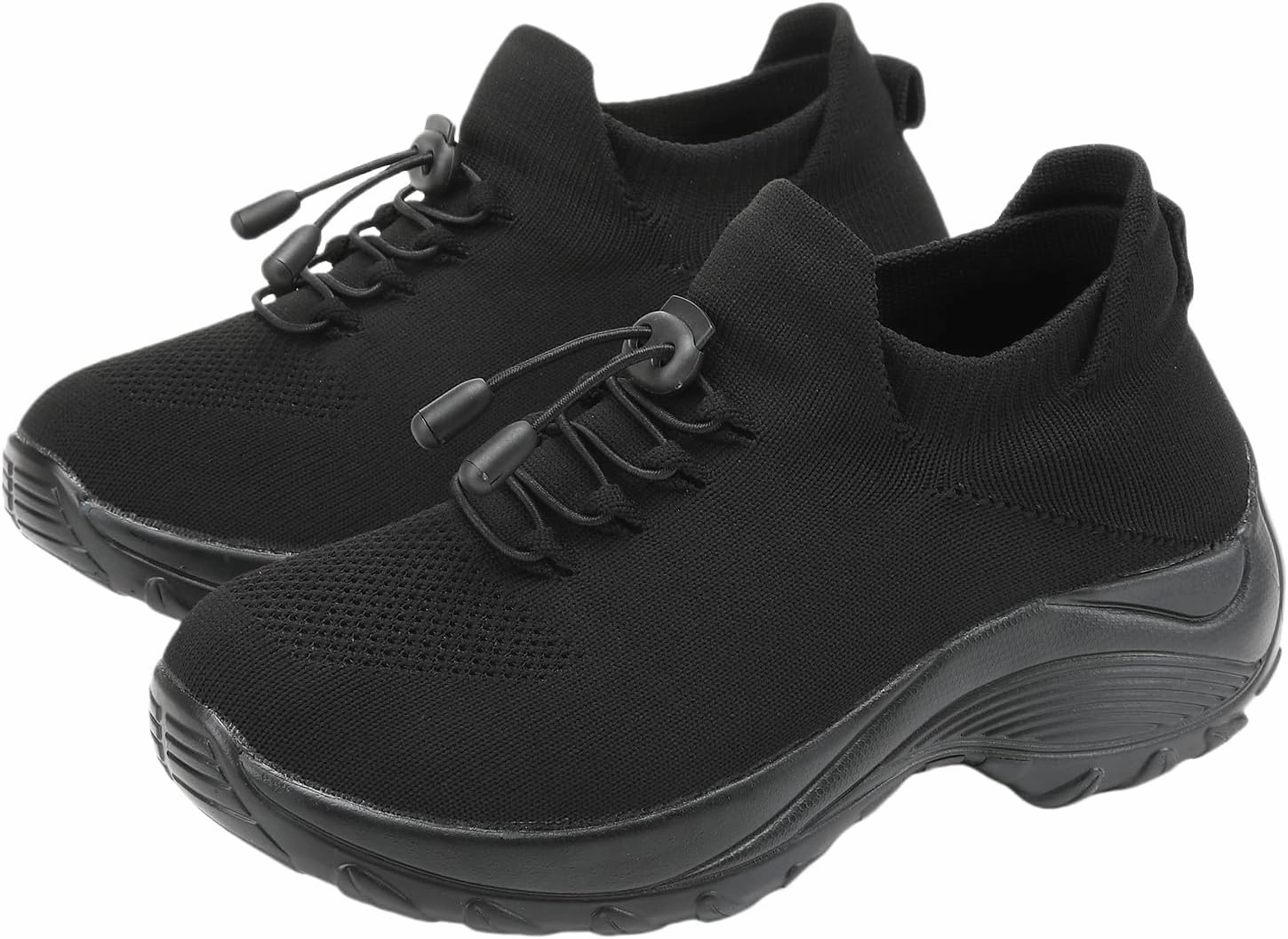 Rain Sneakers Womens Walking Shoes Sneakers with Arch Support Orthopedic Comfortable Slip On Trainers for Plantar Fasciitis Air Cushion Breathable Lightweight Ladies Athletic Shoe Thick Bottom