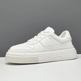 Skate Shoes Old Men's Plain Breathable Leather Casual Skate Shoes