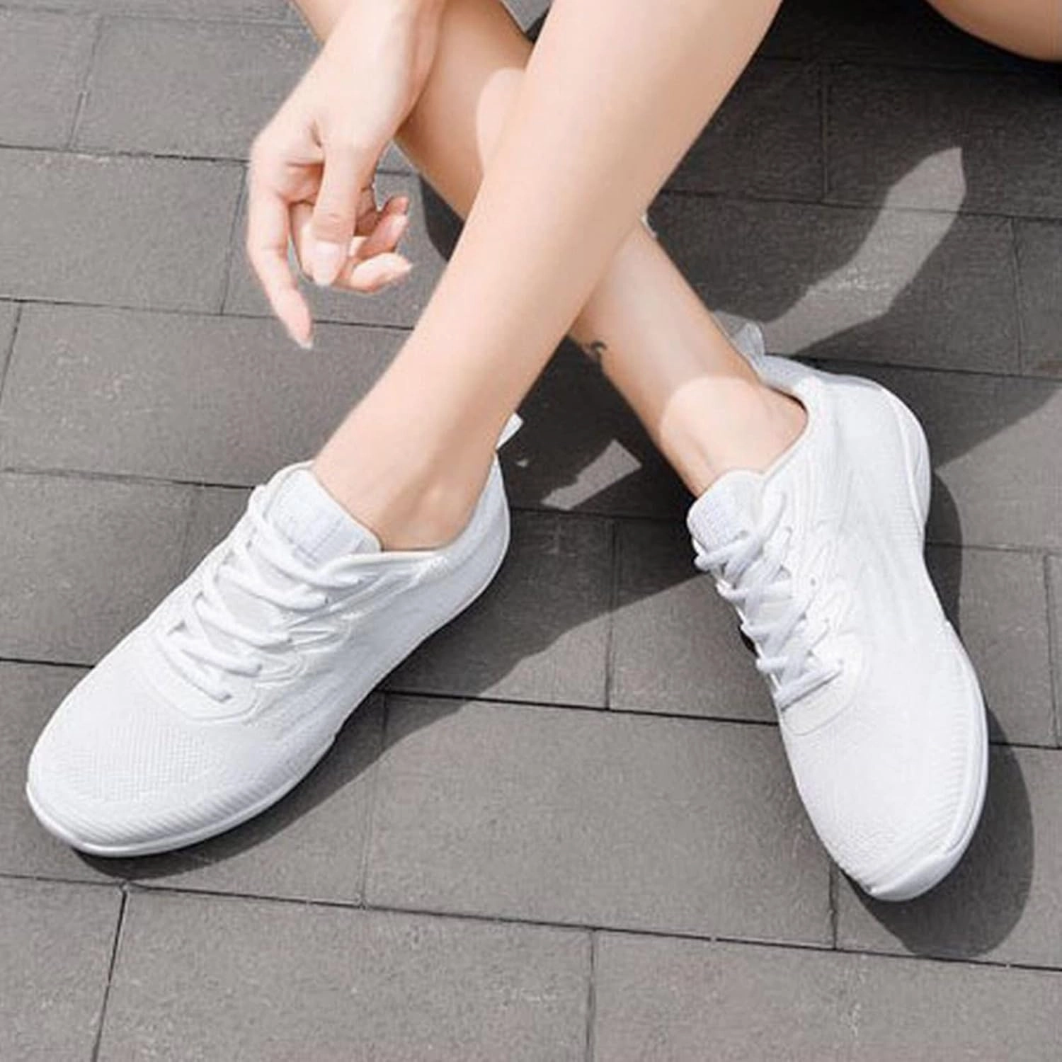 Slip In Sneakers Lightweight Walking Tennis Shoes for Women Platform Thick Sole Classic Rubber Sole Shoes Business Office Shoe