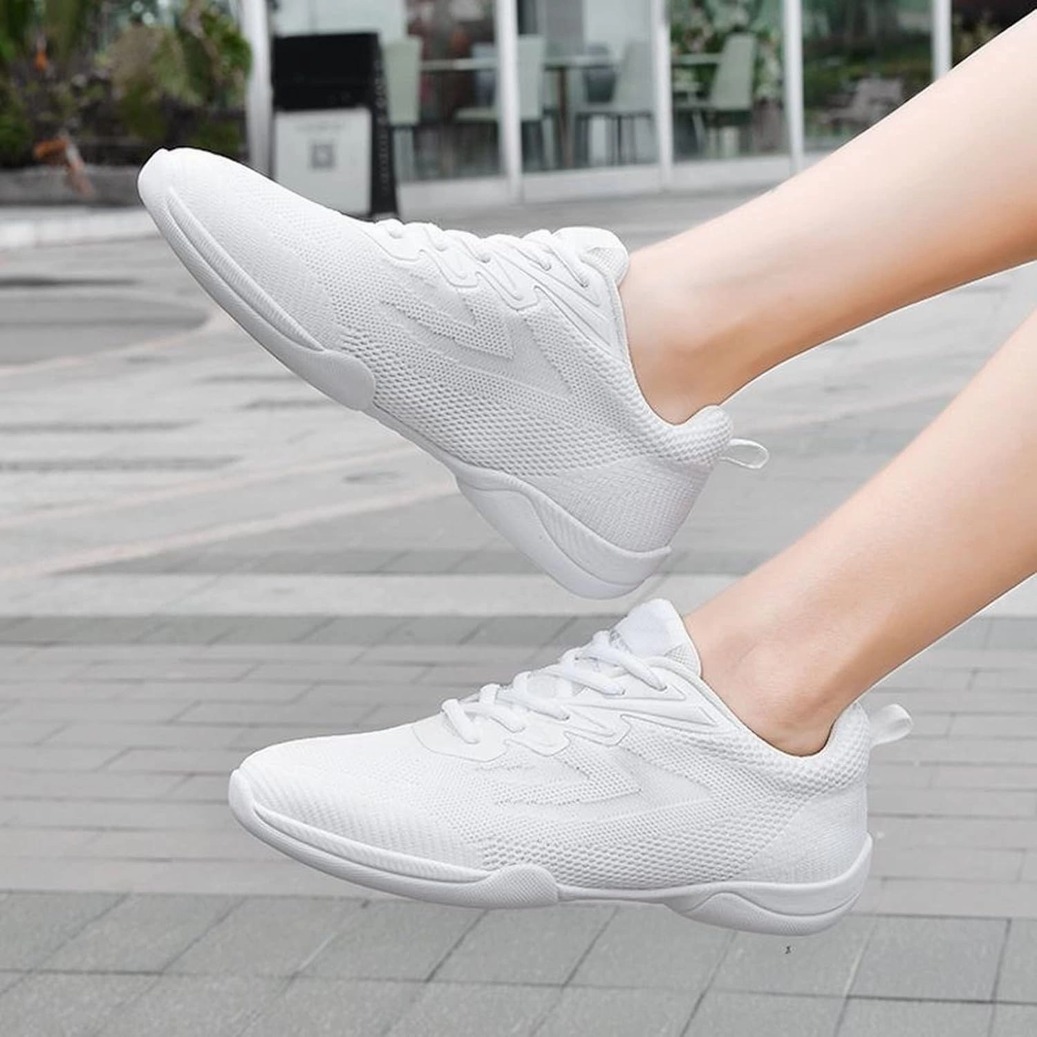 Wide Toe Box Walking Sneakers Lightweight Walking Tennis Shoes for Women Platform Thick Sole Classic Rubber Sole Shoes Business Office Shoe