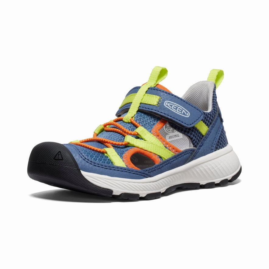 Trail Mtb Shoes Little Kids' Motozoa Sandal  |  Vintage Indigo/Scarlet Ibis