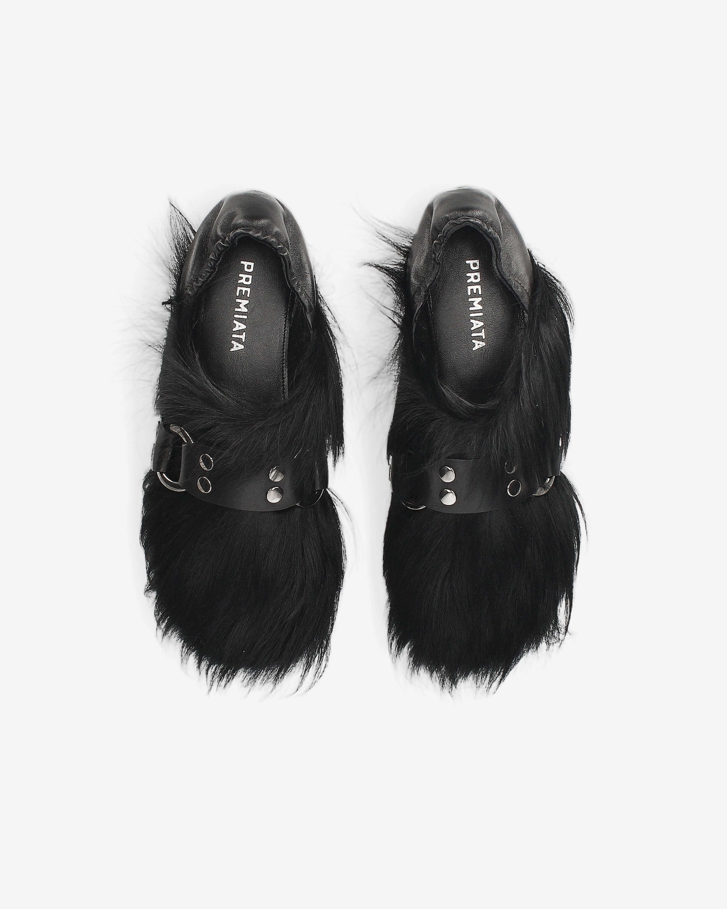 Loafer M6823A Furry Nappa Nero Ebay Loafers