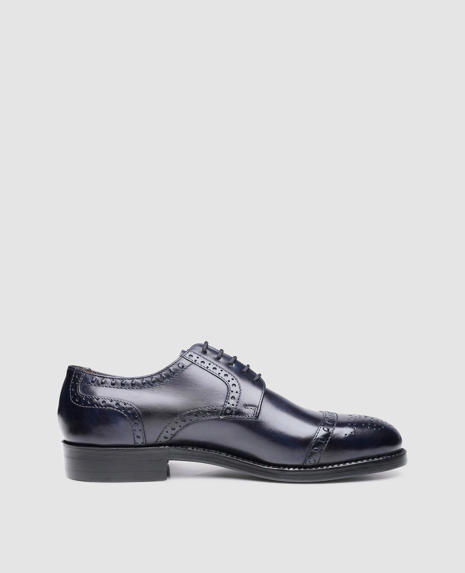 London Half-Brogue TC - Midnight Lace Up Evening Shoes