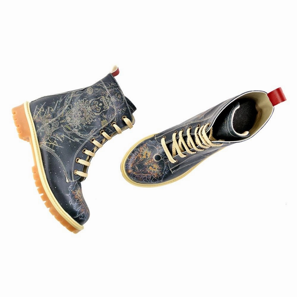 Long Boots WTMB1043 Holographic Space Boots