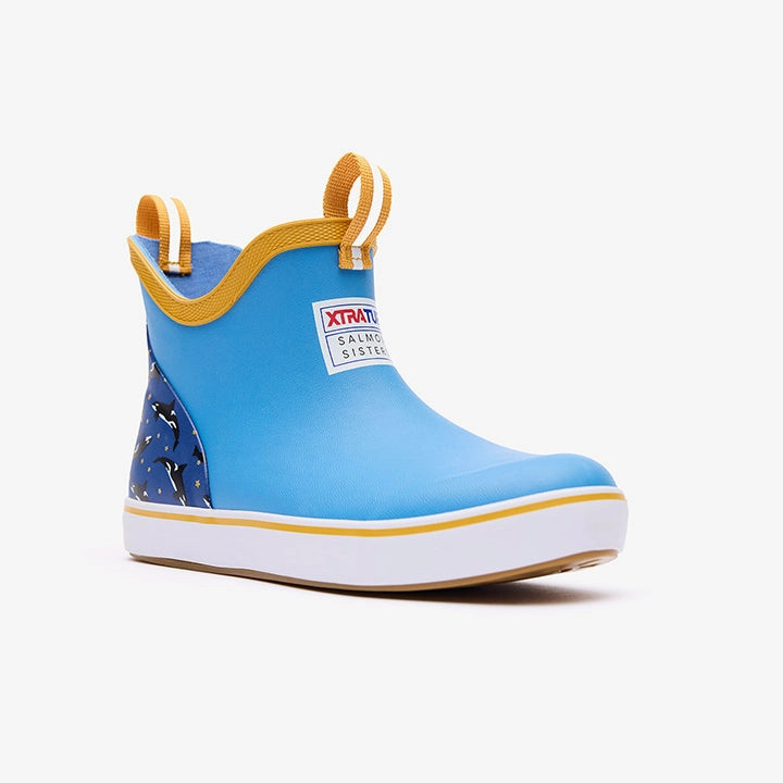 XTRATUFKids' Salmon Sisters Ankle Deck Boot Little Kid/ Big Kids XKAB2SS Columbia Dakota Drifter Waterproof Hiking Shoe