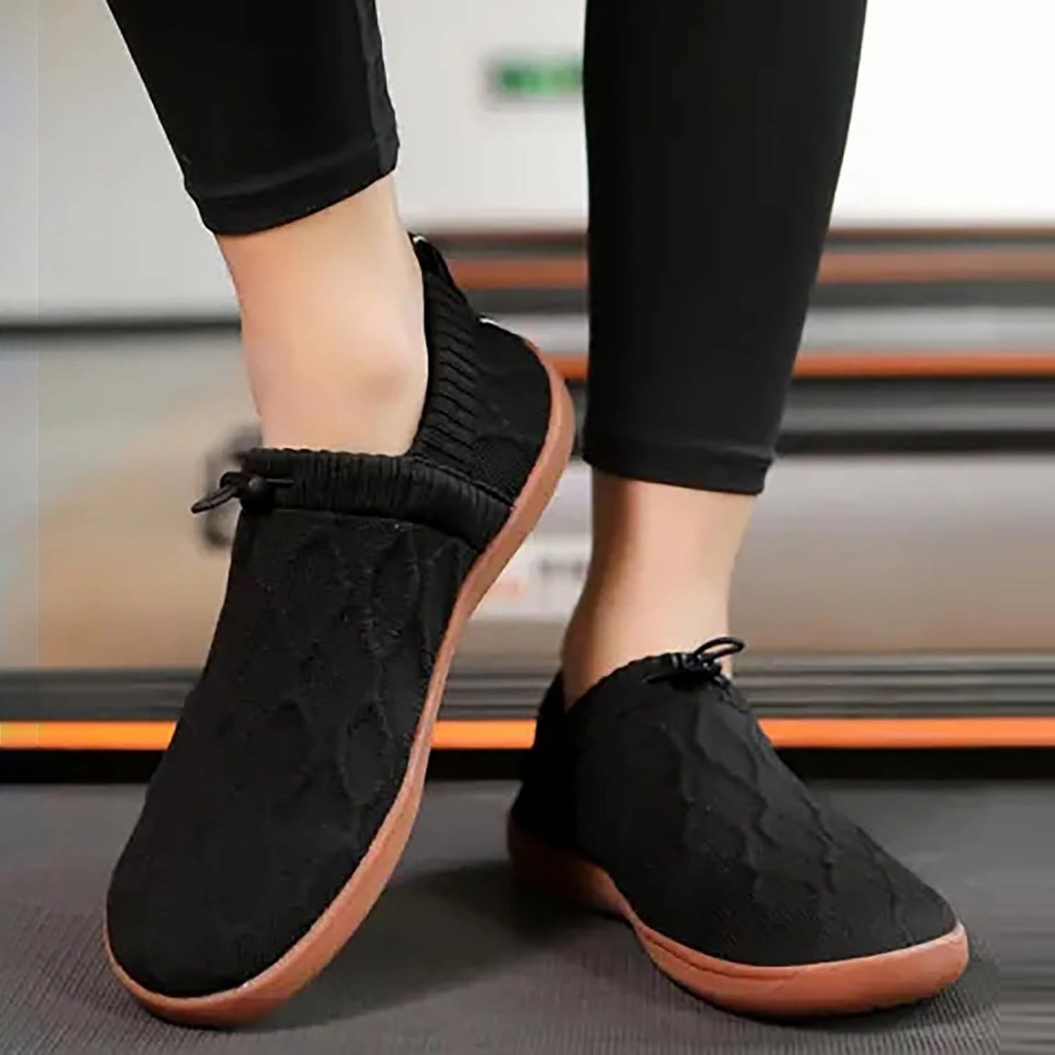 IWIHMIV Men's Sneakers Mens Slip On Shoes Tennis Shoes Men Mens Fashion Sneakers Casual Shoe Breathable Walking Shoes Sneakers Elastic Laces