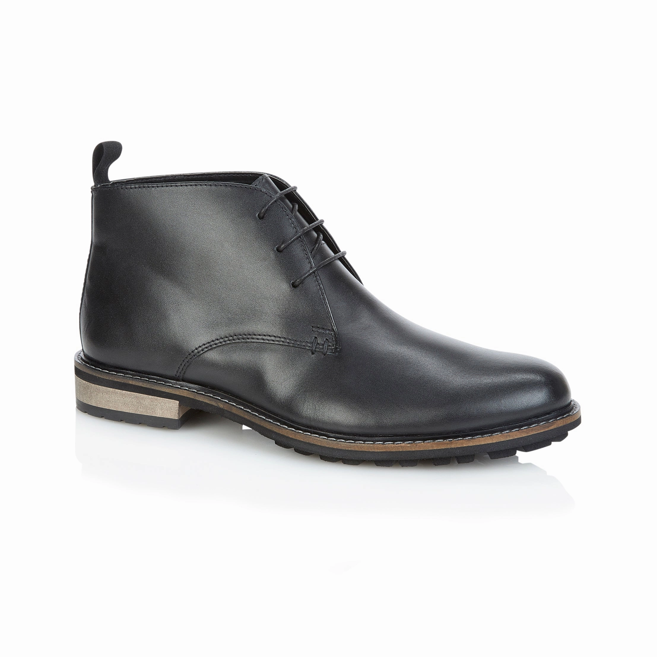 Ludgate Leather Chukka Boots - Black Boots Cowboy Boots