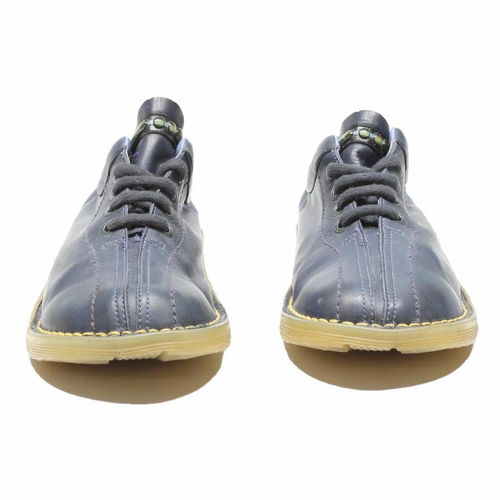 DR MARTENS Casual Mens Leather Lace-Up Shoes Blue UK 6.5 Comfortable Style Modern Essentials Waterproof Wingtip Oxfords