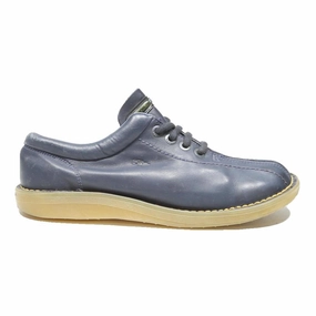 Oxford Brogue Shoes DR MARTENS Casual Mens Leather Lace-Up Shoes Blue UK 6.5 Comfortable Style