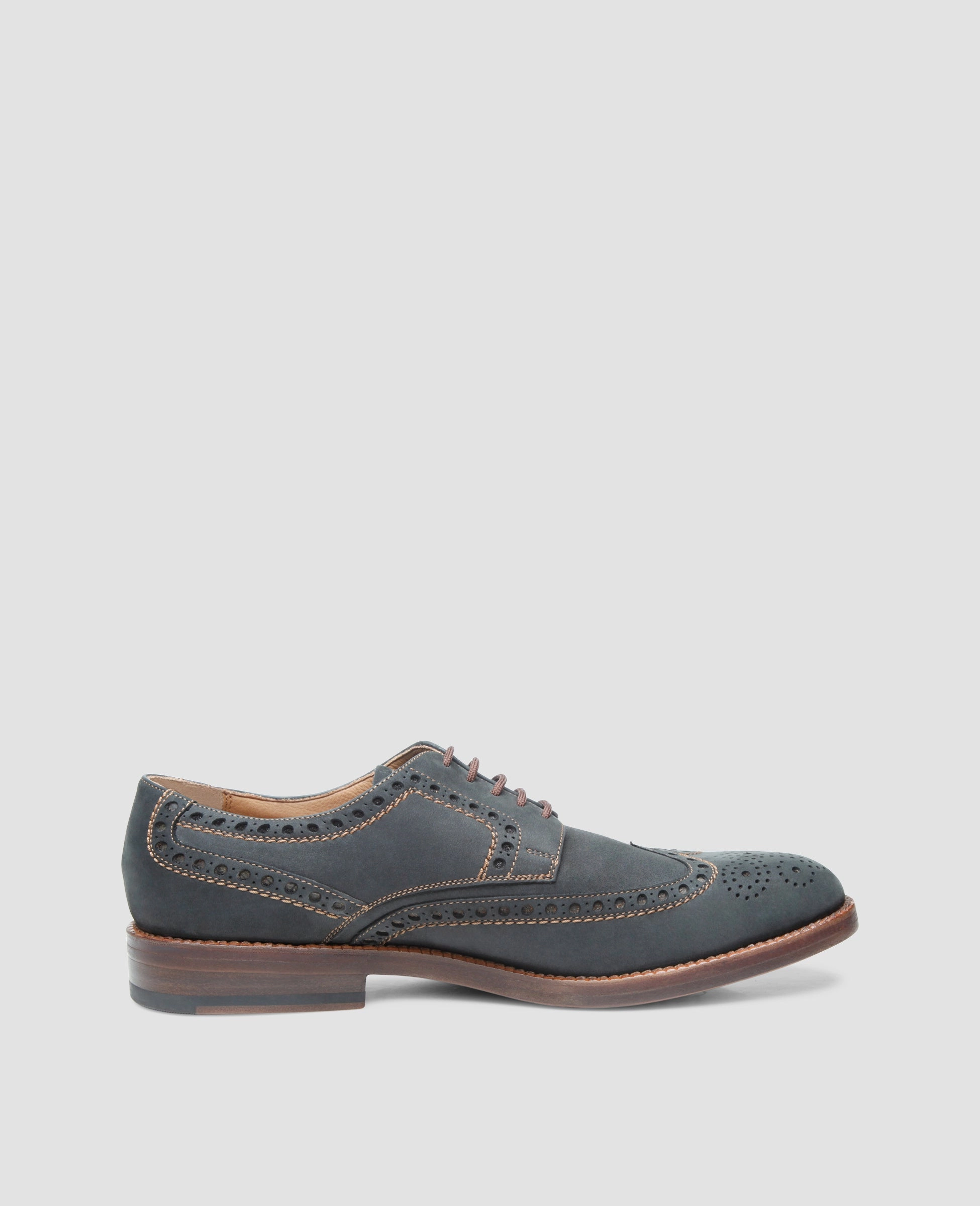 Luzern Full-Brogue J - Black Lightweight Lace Up Shoes