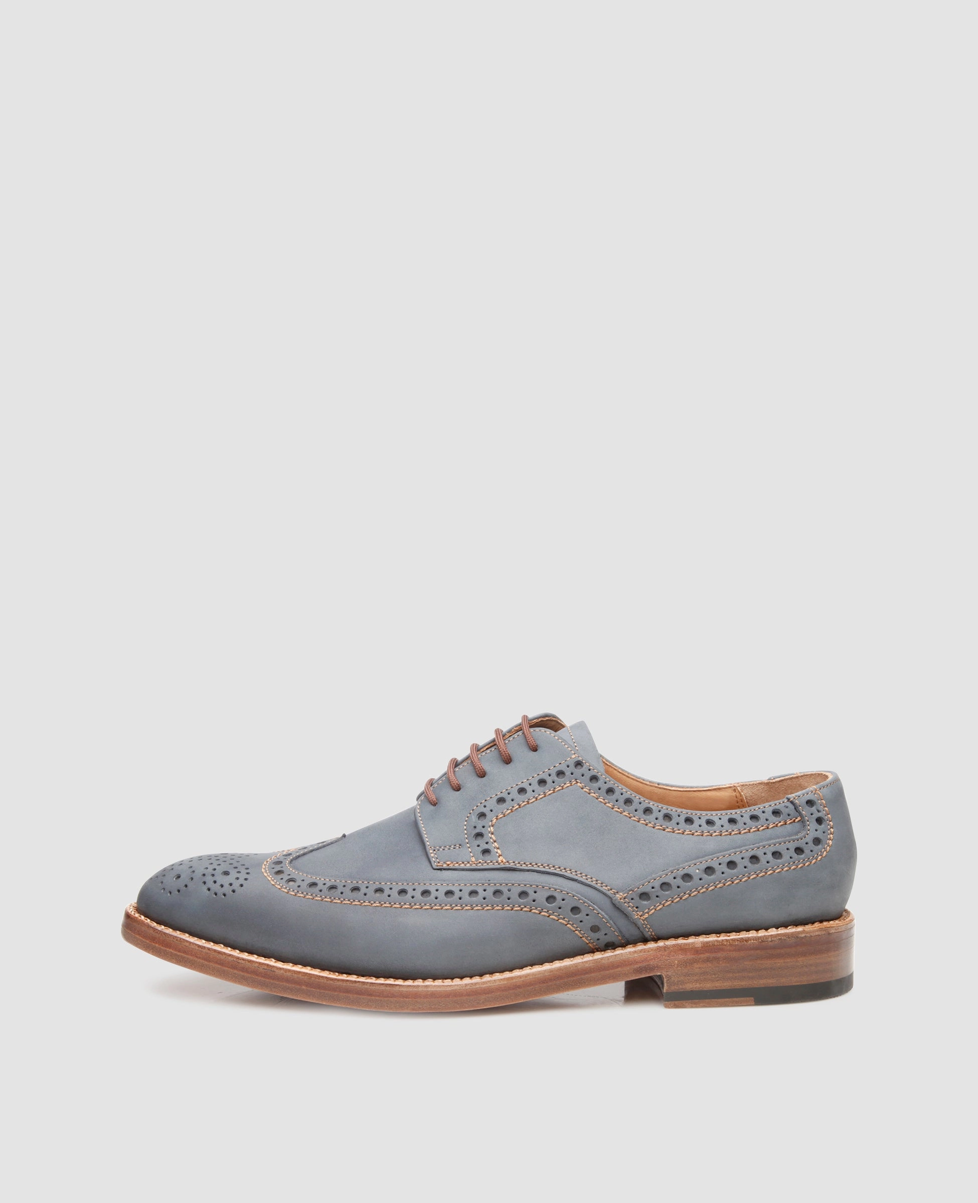 Luzern Full-Brogue J - Jeans Prada Monolith Brushed Calf Leather Lace-up Shoes