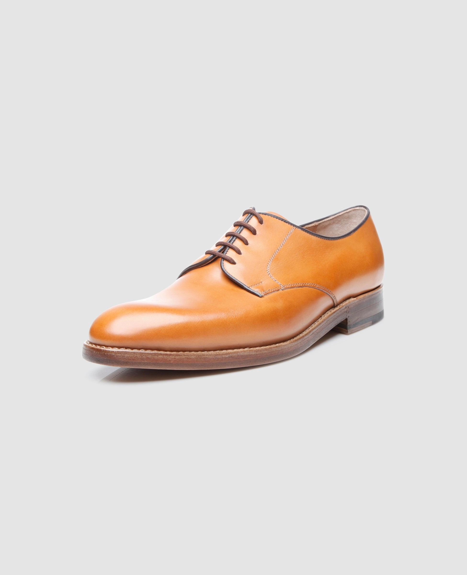 Derby Shoe Business Casual Luzern Plain AC - Nut