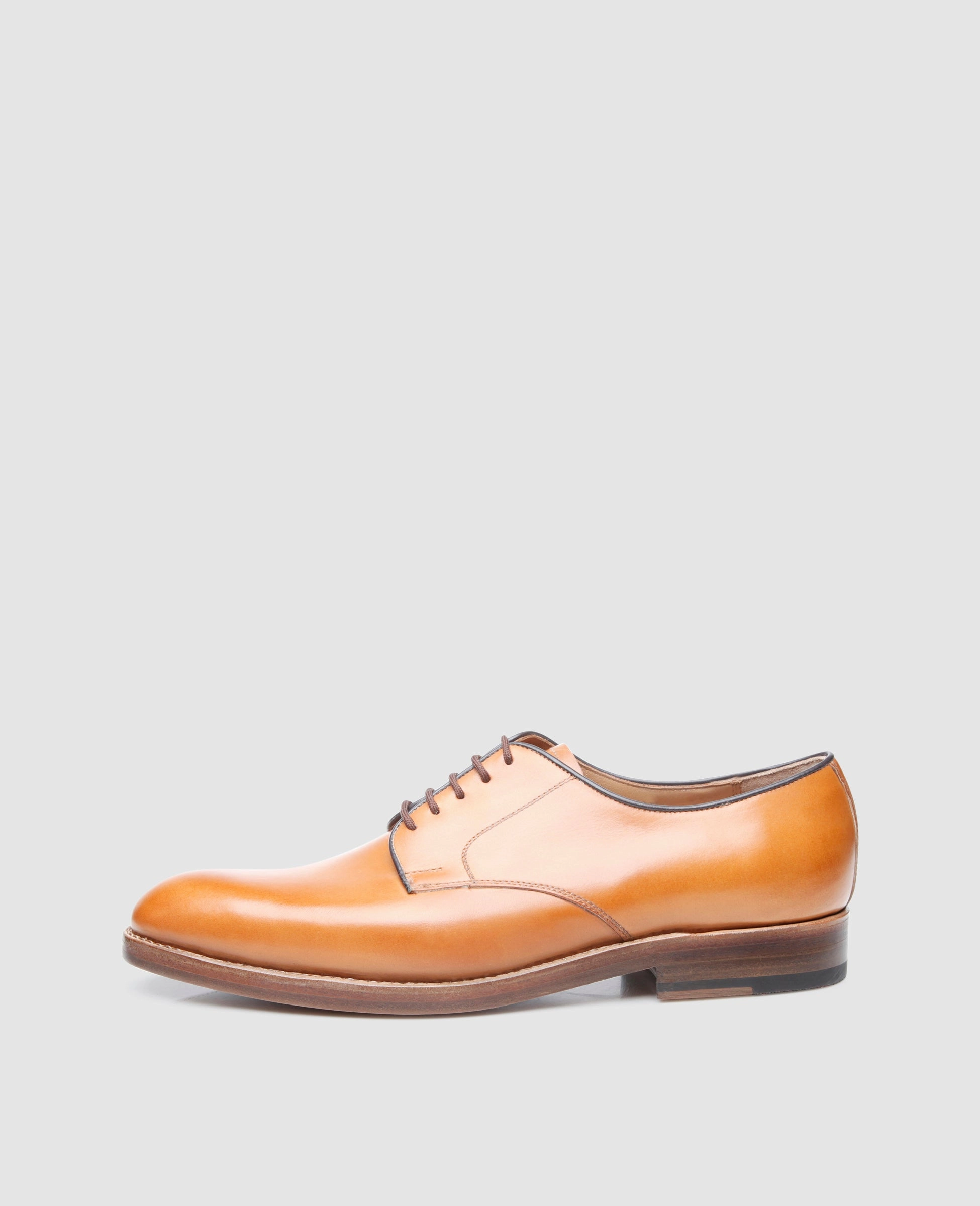 Ballerina Lace Up Shoes Luzern Plain AC - Nut