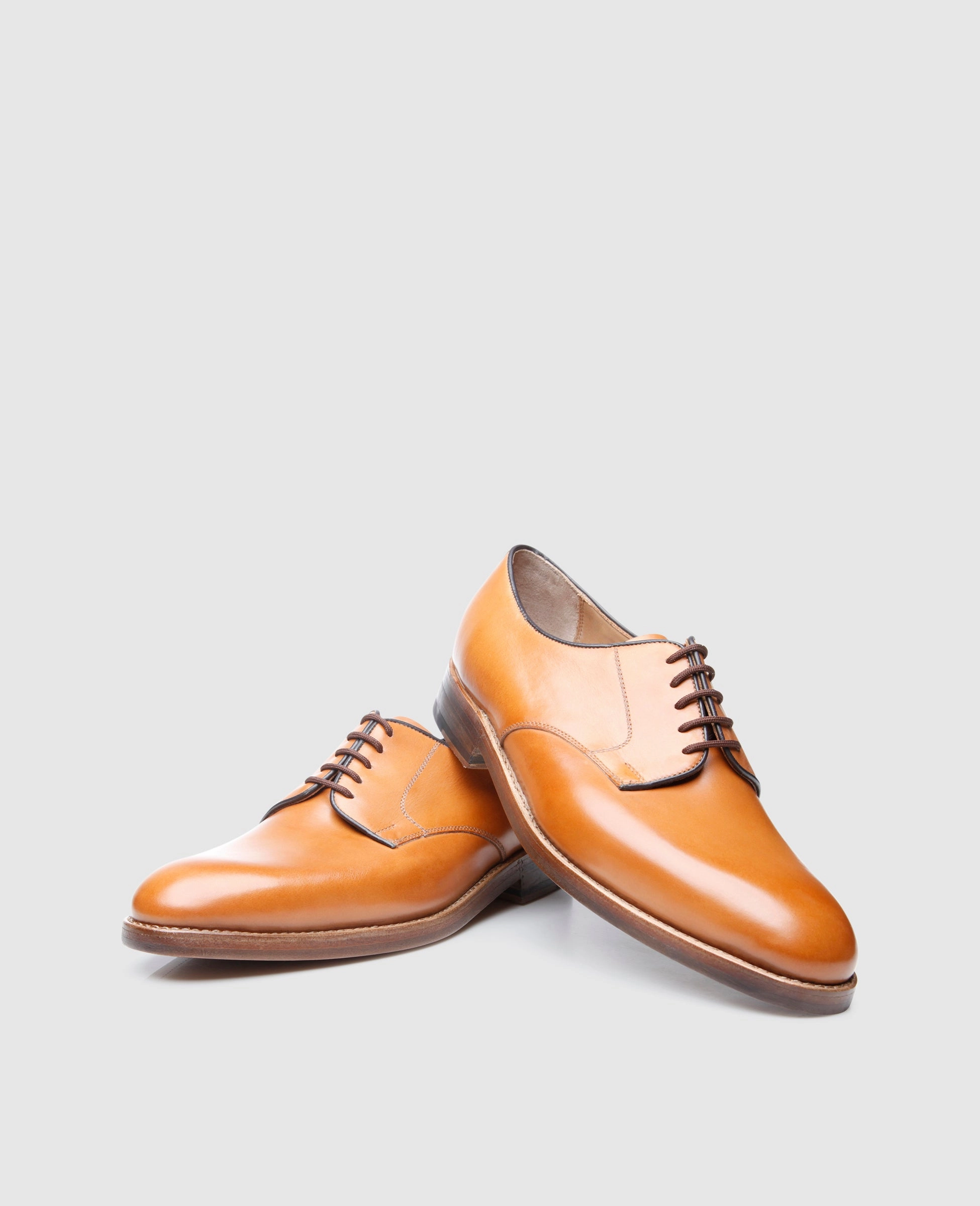 Luzern Plain AC - Nut Fabric Lace Up Shoes