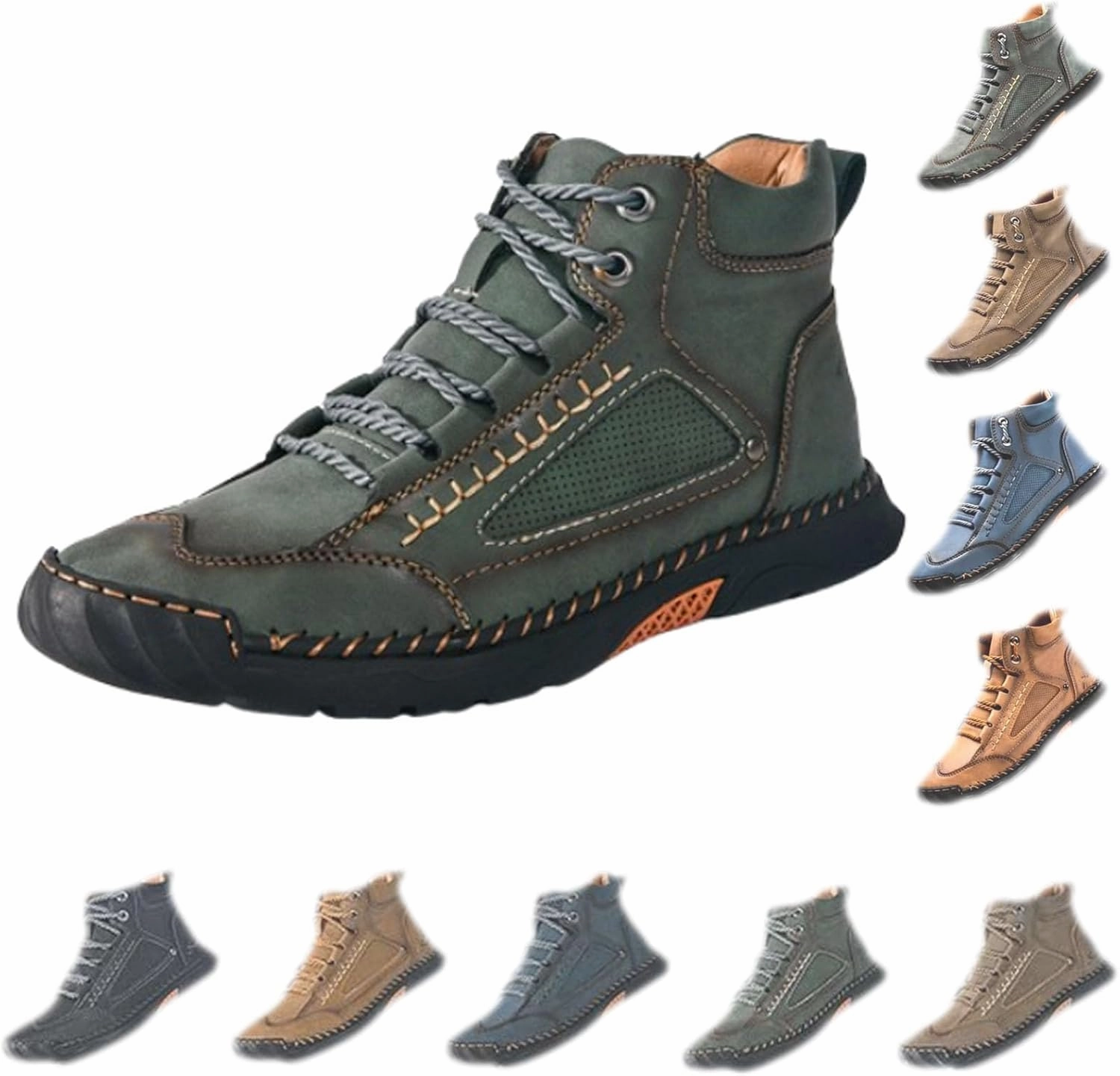 Sawbehind Mens Boots,Sawbehind Leather Boots Mens for men Buckle Cowgirl Boots