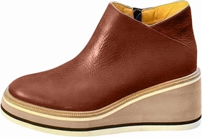 Puncture Resistant Steel Toe Boots Women's Wedge Ankle Boots Fashion Side Zipper Wedge Leather Booties Basel Ankle Bootie Solid Chelsea Boots All-Match Shoes