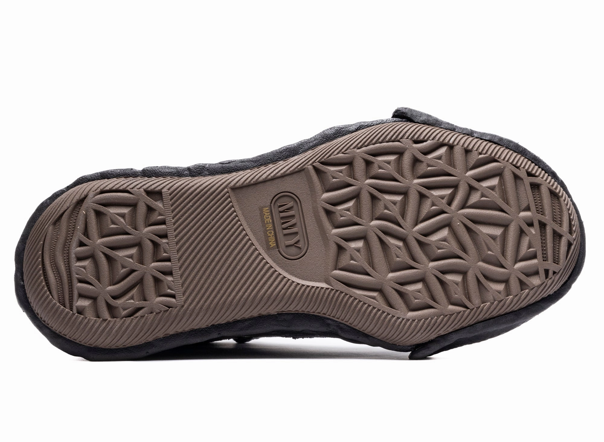 Maison Mihara Yasuhiro Peterson High in Black/Black Chunky High Heeled Loafers