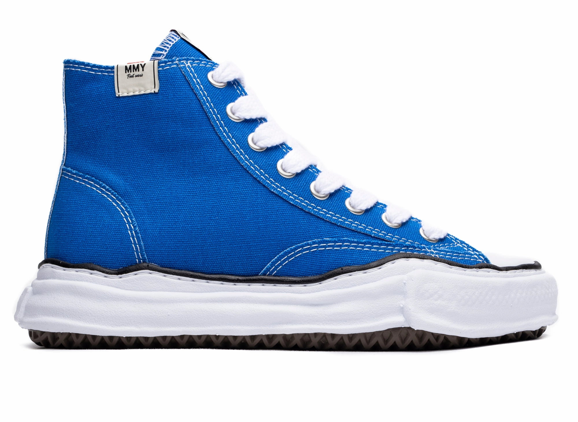 Maison Mihara Yasuhiro Peterson High in Blue Timberland High Heel Boots