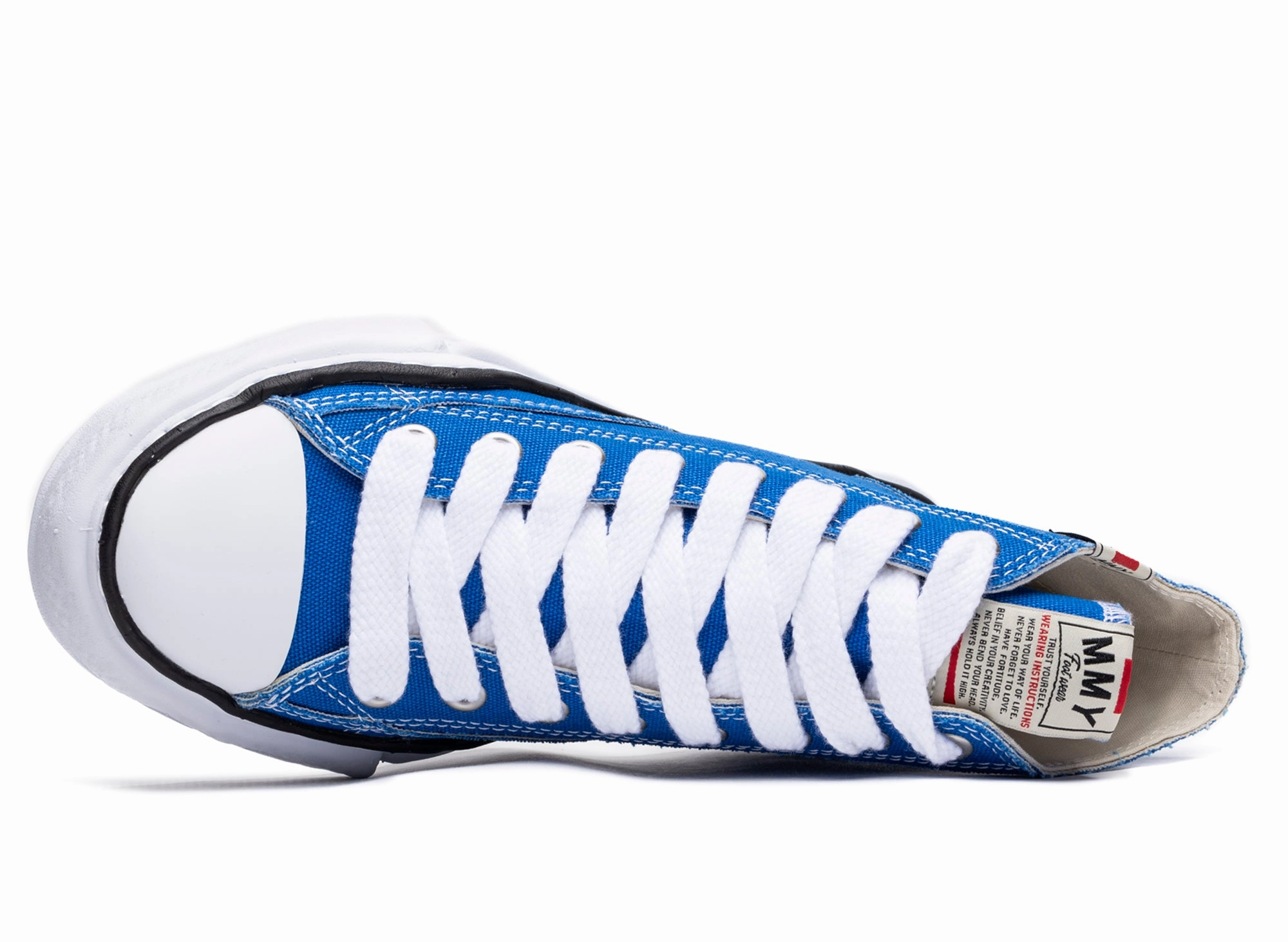 Knee High Boots With Mid Heel Maison Mihara Yasuhiro Peterson High in Blue