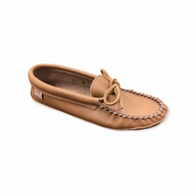 Berk Slides Maple Moosehide Moccasin