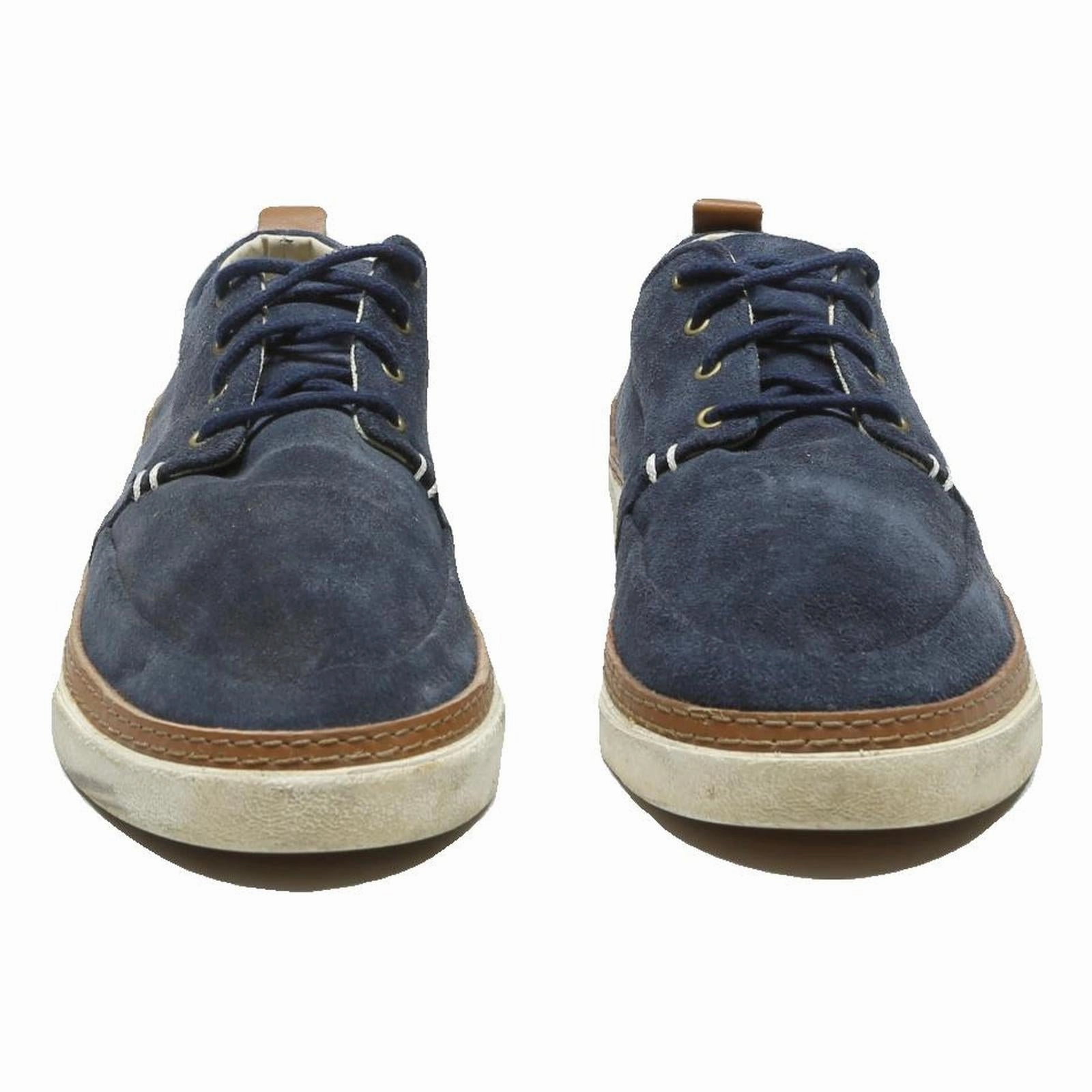 MARC O'POLO Mens Navy Lace-Up Trainers Synthetic UK 7.5 Casual Comfort Factory 2nd Park Avenue Cap Toe Oxfords