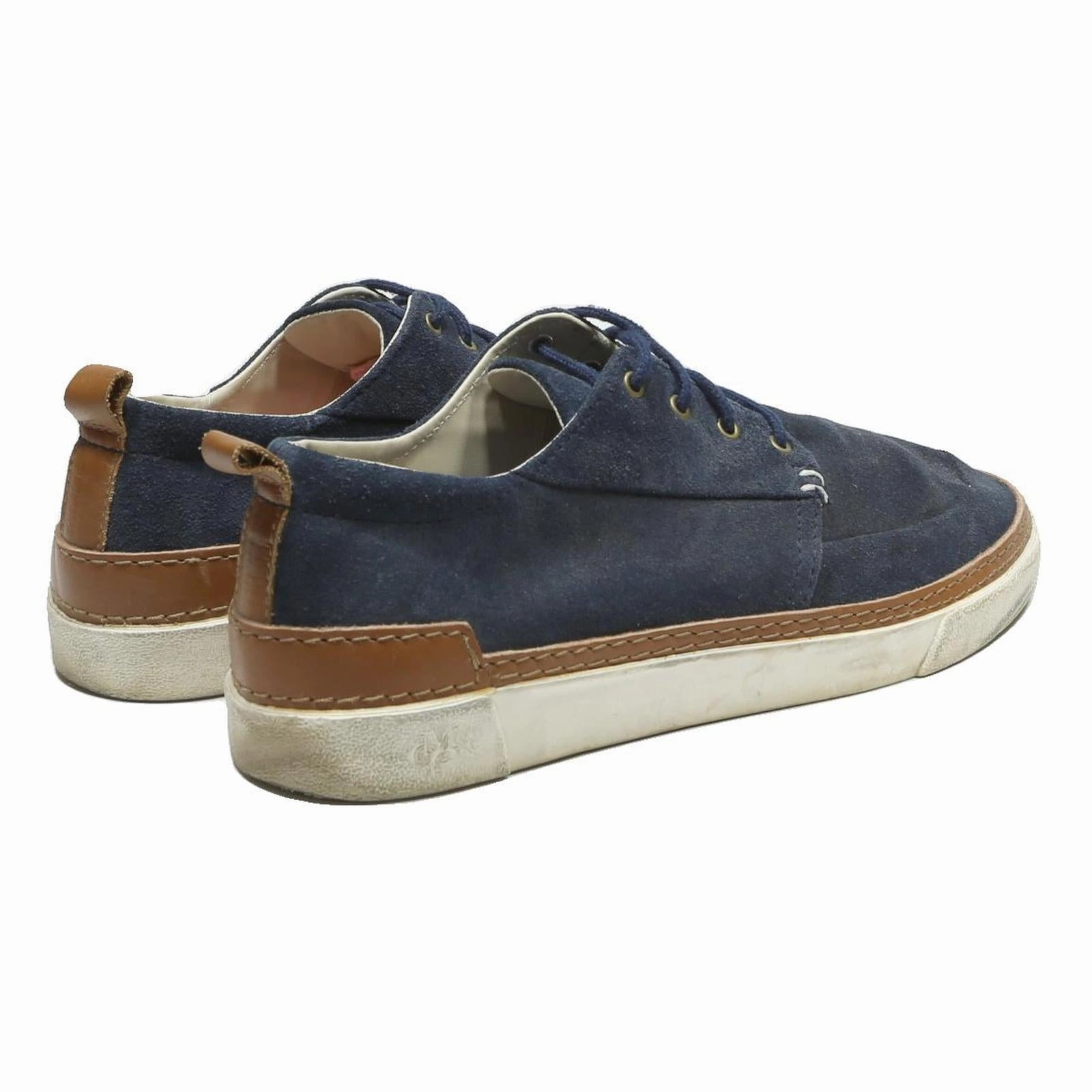 MARC O'POLO Mens Navy Lace-Up Trainers Synthetic UK 7.5 Casual Comfort Oxford Boat Shoes