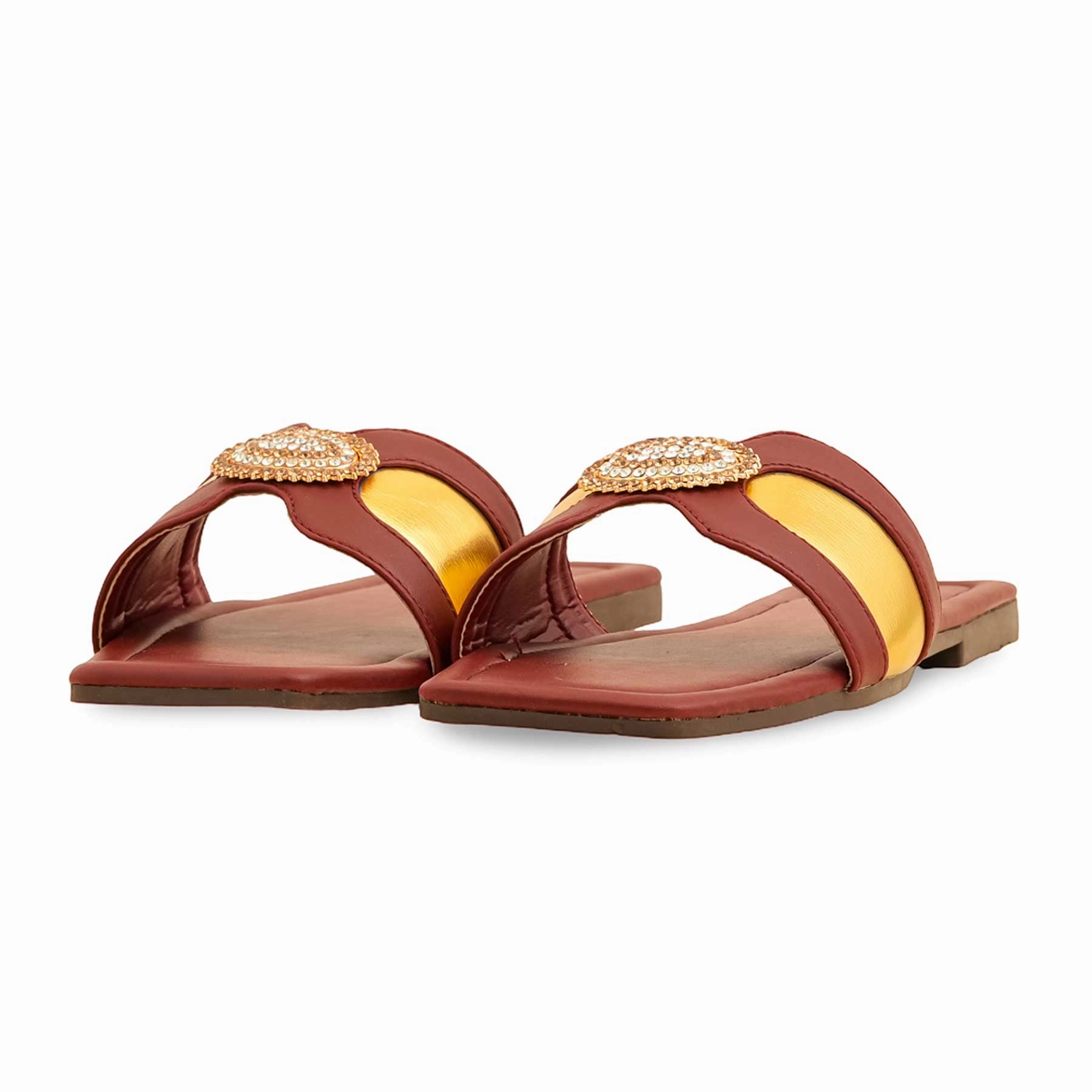 Maroon Casual Slipper CL2047