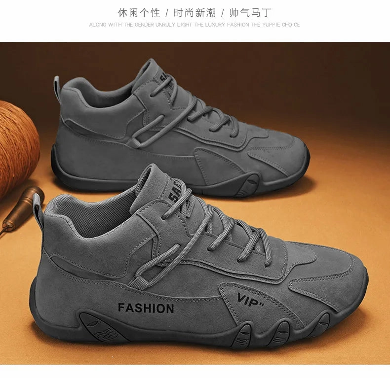 Men's outdoor sports hiking shoes four season new anti slip comfort work shoes fashion youth casual trendy shoes male's sneakers Best Hiking Shoes For Hiker