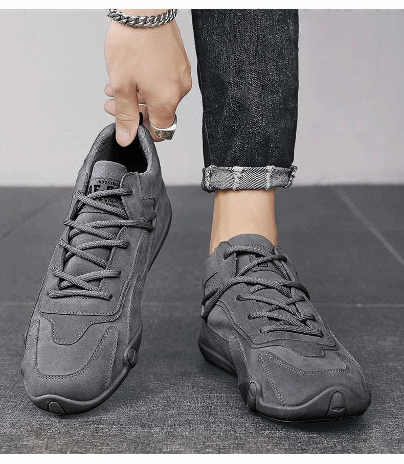 Men's outdoor sports hiking shoes four season new anti slip comfort work shoes fashion youth casual trendy shoes male's sneakers Hiking Shoes 13