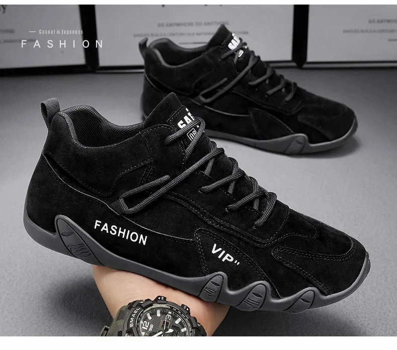 Men's outdoor sports hiking shoes four season new anti slip comfort work shoes fashion youth casual trendy shoes male's sneakers Light Hiking Shoes Waterproof