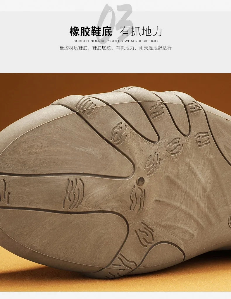 Youth Waterproof Hiking Shoes Men's outdoor sports hiking shoes four season new anti slip comfort work shoes fashion youth casual trendy shoes male's sneakers