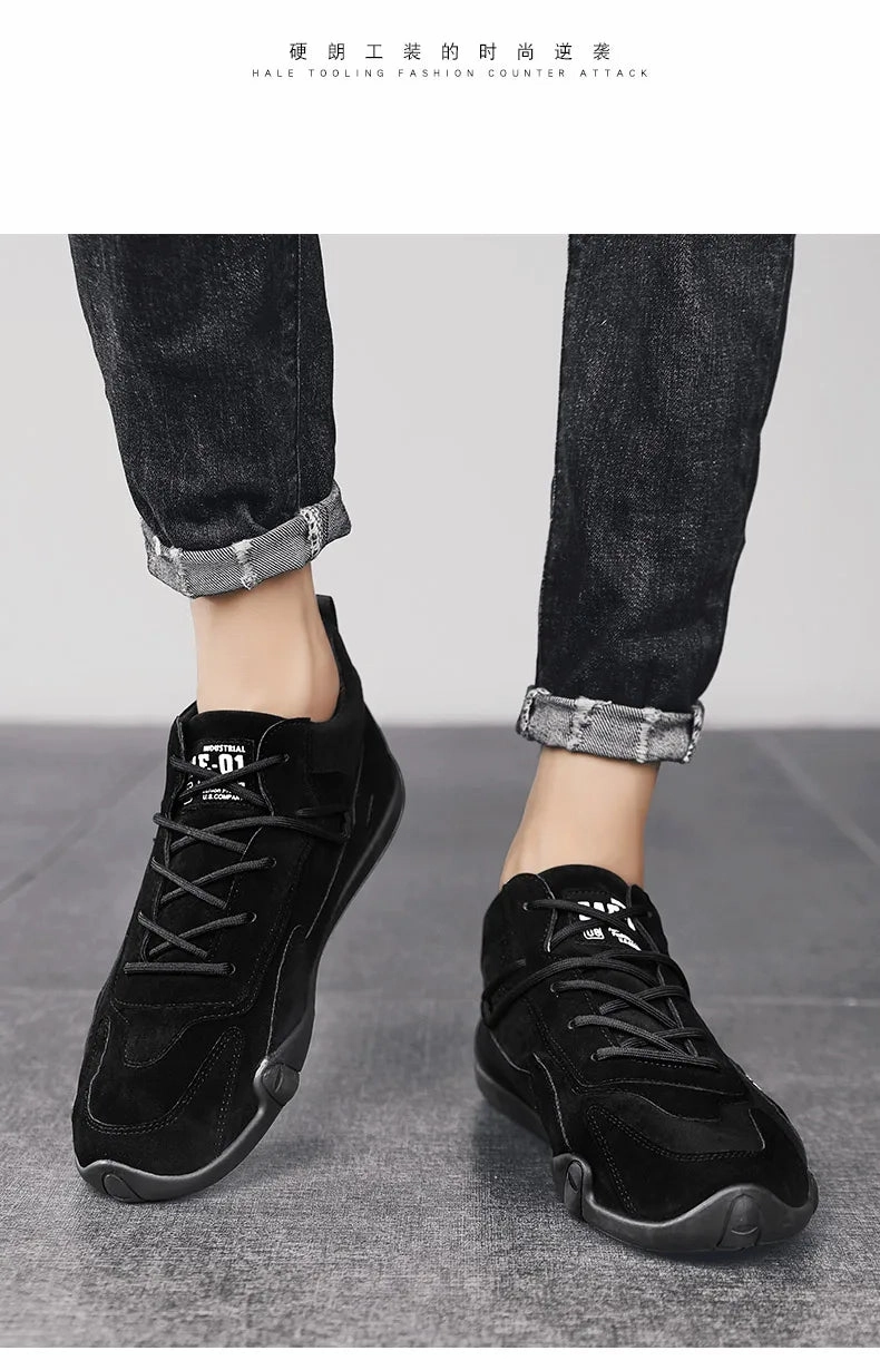 Men's outdoor sports hiking shoes four season new anti slip comfort work shoes fashion youth casual trendy shoes male's sneakers Best Hiking Shoes For Flat Feet