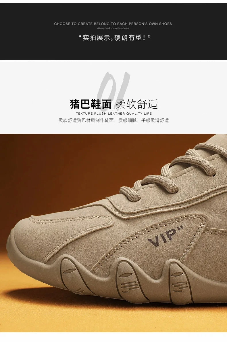 Men's outdoor sports hiking shoes four season new anti slip comfort work shoes fashion youth casual trendy shoes male's sneakers Hiking Shoes Vs Running Shoes